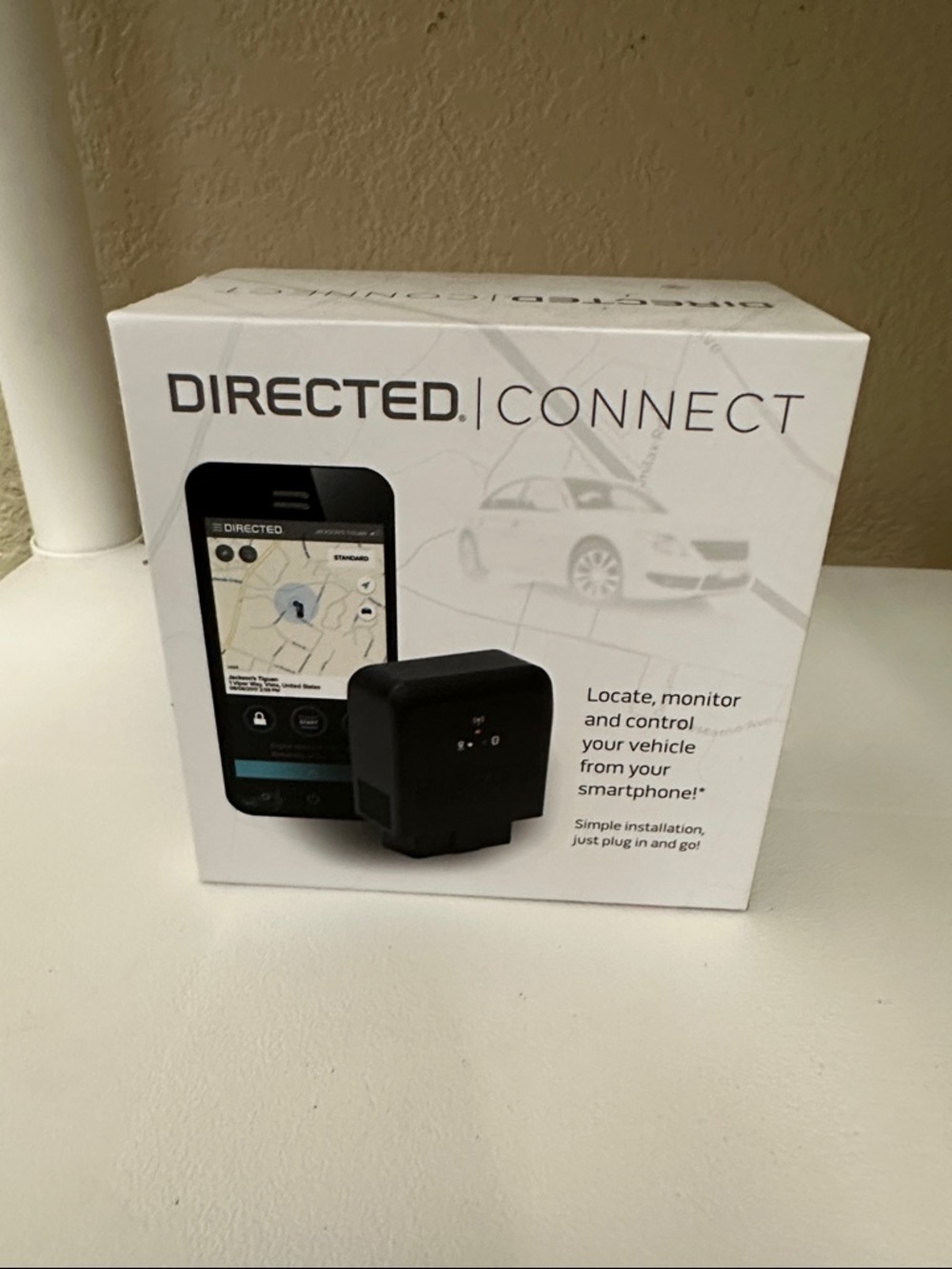 DIRECTED Connect Vehicle Tracker - White Box